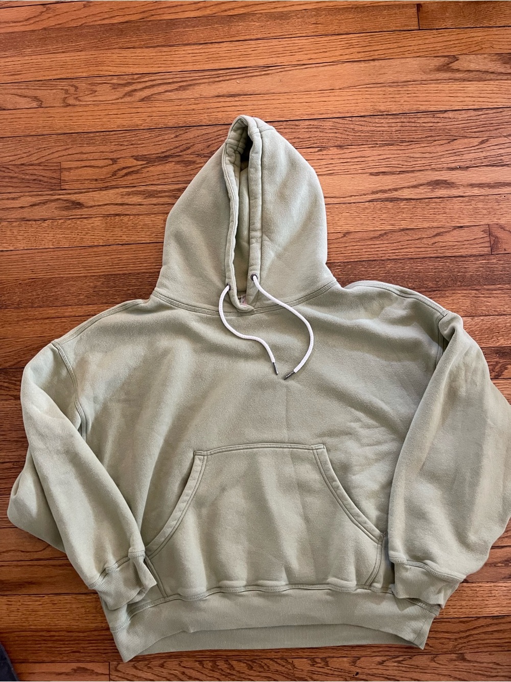 Free People We The Free Hoodie Women's Medium Green Pullover - Picture 3 of 5